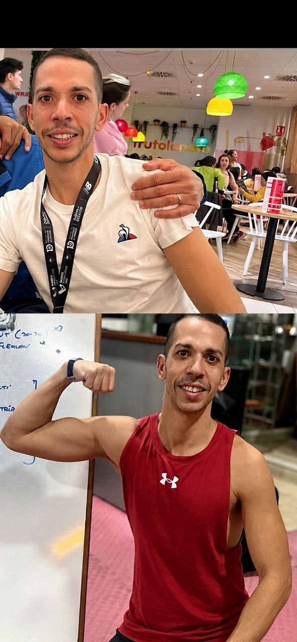 Antes y después: caso real maratonista en 6 meses